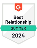 best relationship Summer 2024 badge